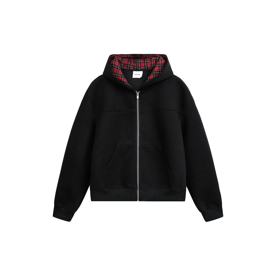 Kort Vest met Capuchon Heren | Geruite Voering | 2 Kleuren