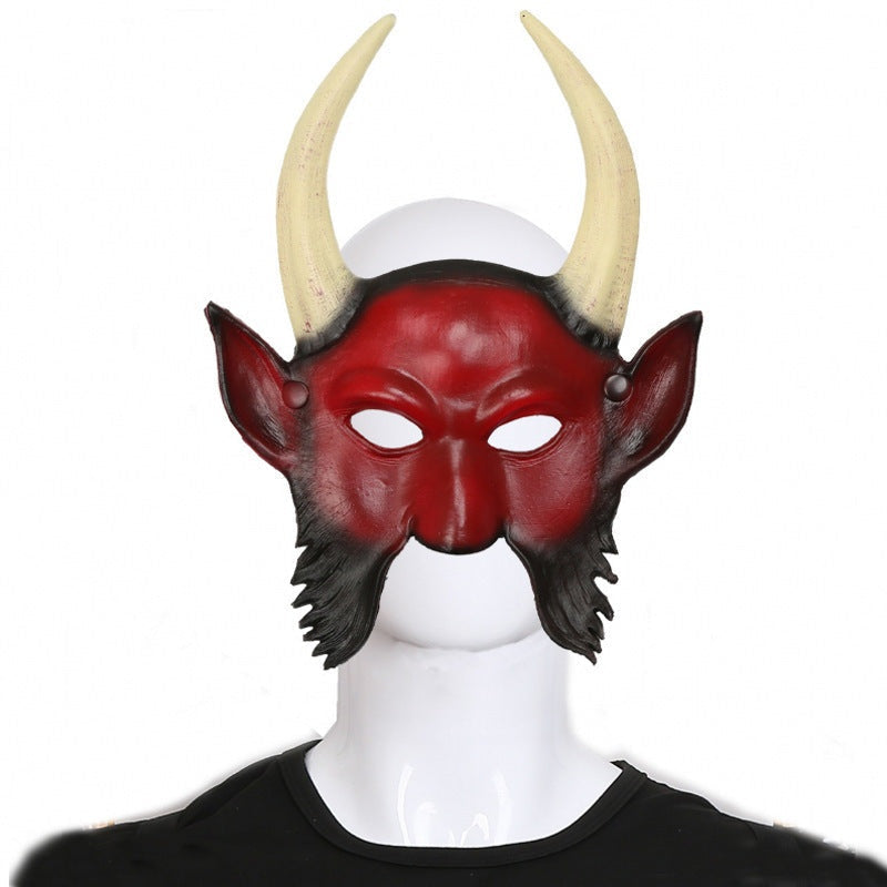 Duivel Halfmasker | Hoorns | 5 Ontwerpen | Halloween Masker