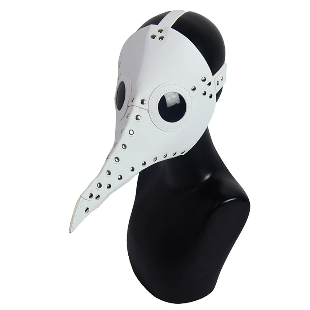 Pestdokter Masker | Kunstleer | Klinknagels | Lange Snavel | Band