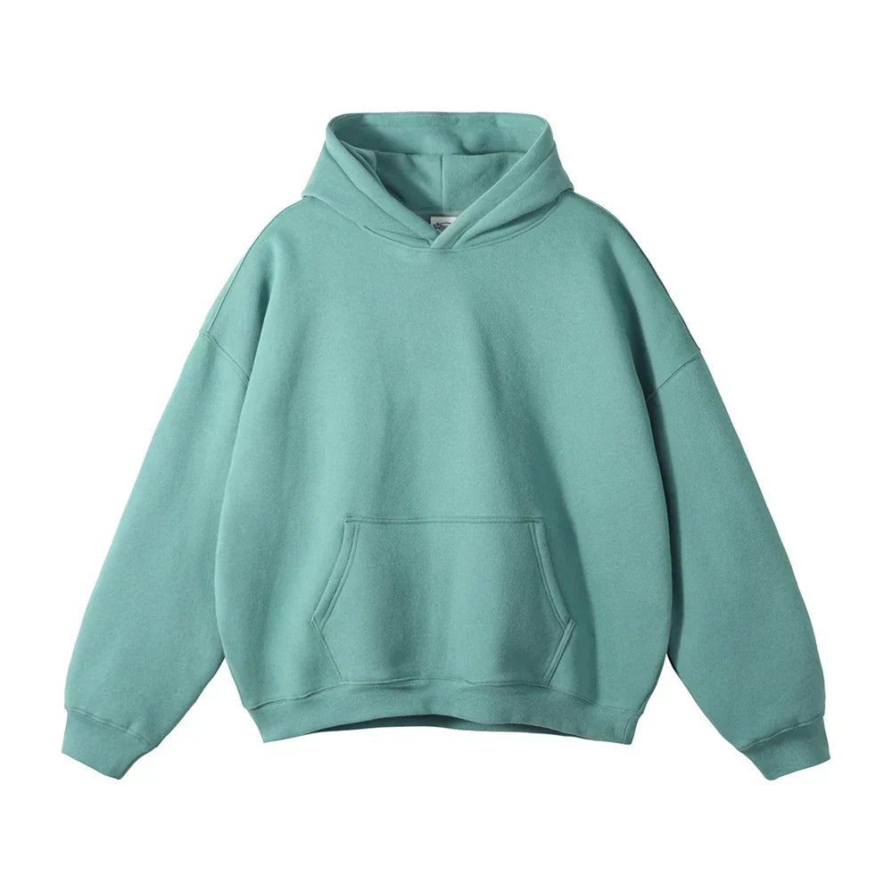 Basic Hoodie Heren | Kangoeroezak | 20 Kleuren