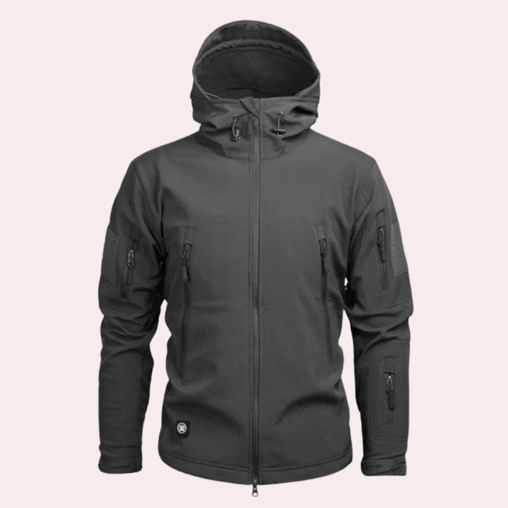 Softshell Jack Heren | Capuchon | Waterafstotend | Ritszakken