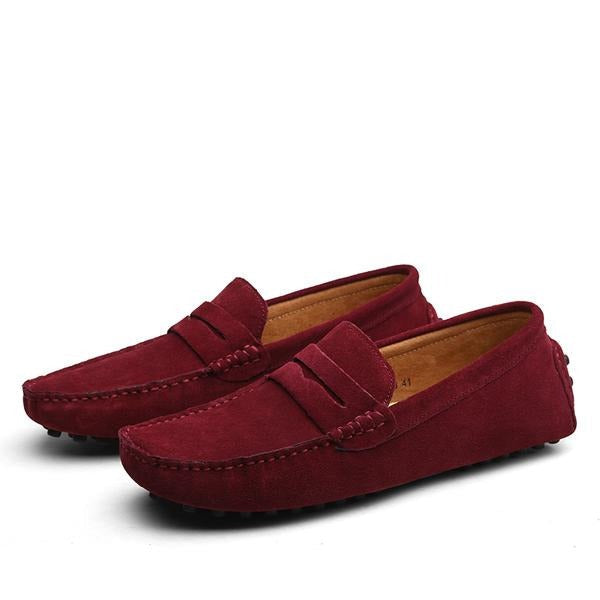 Loafers Heren | Penny Detail | Platte Zool | Instapmodel-Boutique Moda