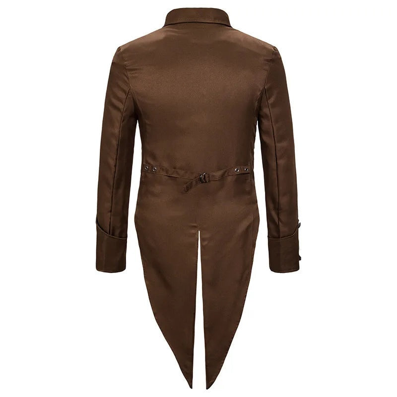 Vampier Slipjas Heren | Gothic Jas | Zwaluwstaart | 3 Kleuren