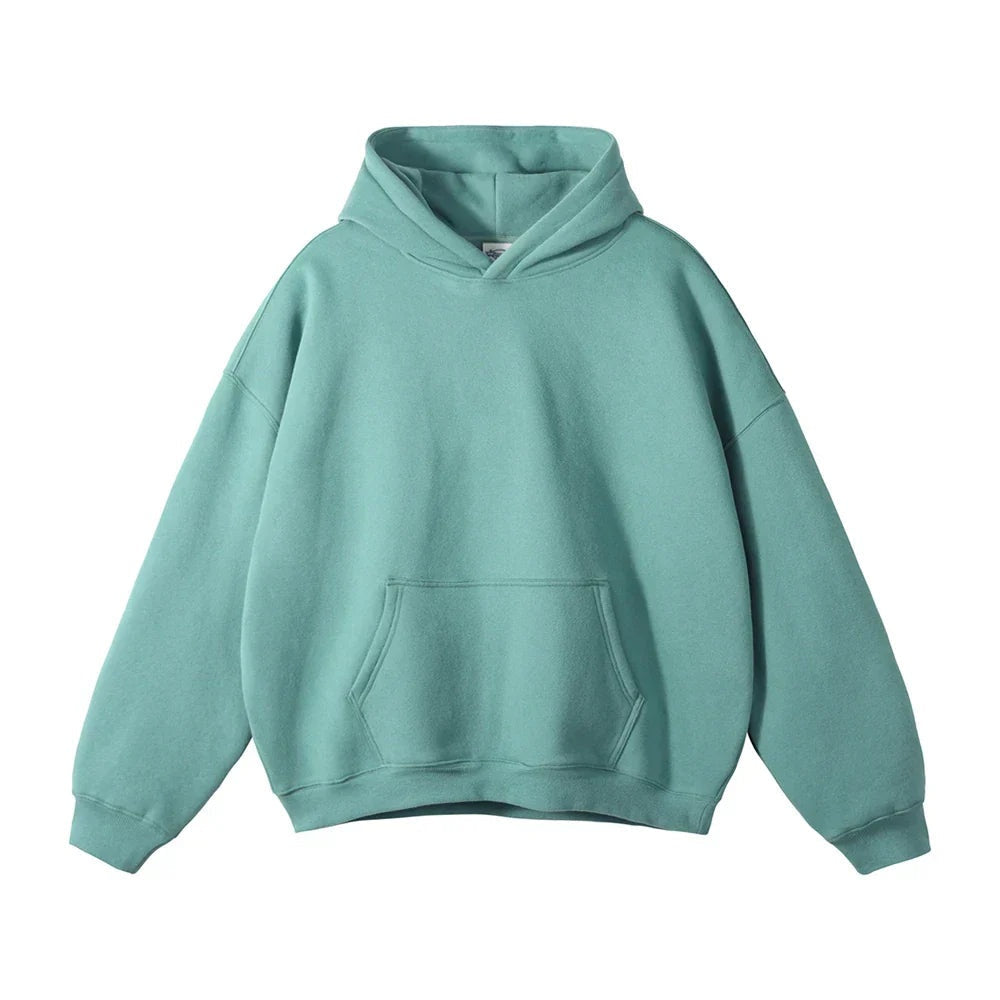 Hoodie Heren met Kangoeroezak | Losse Pasvorm | 15 Kleuren