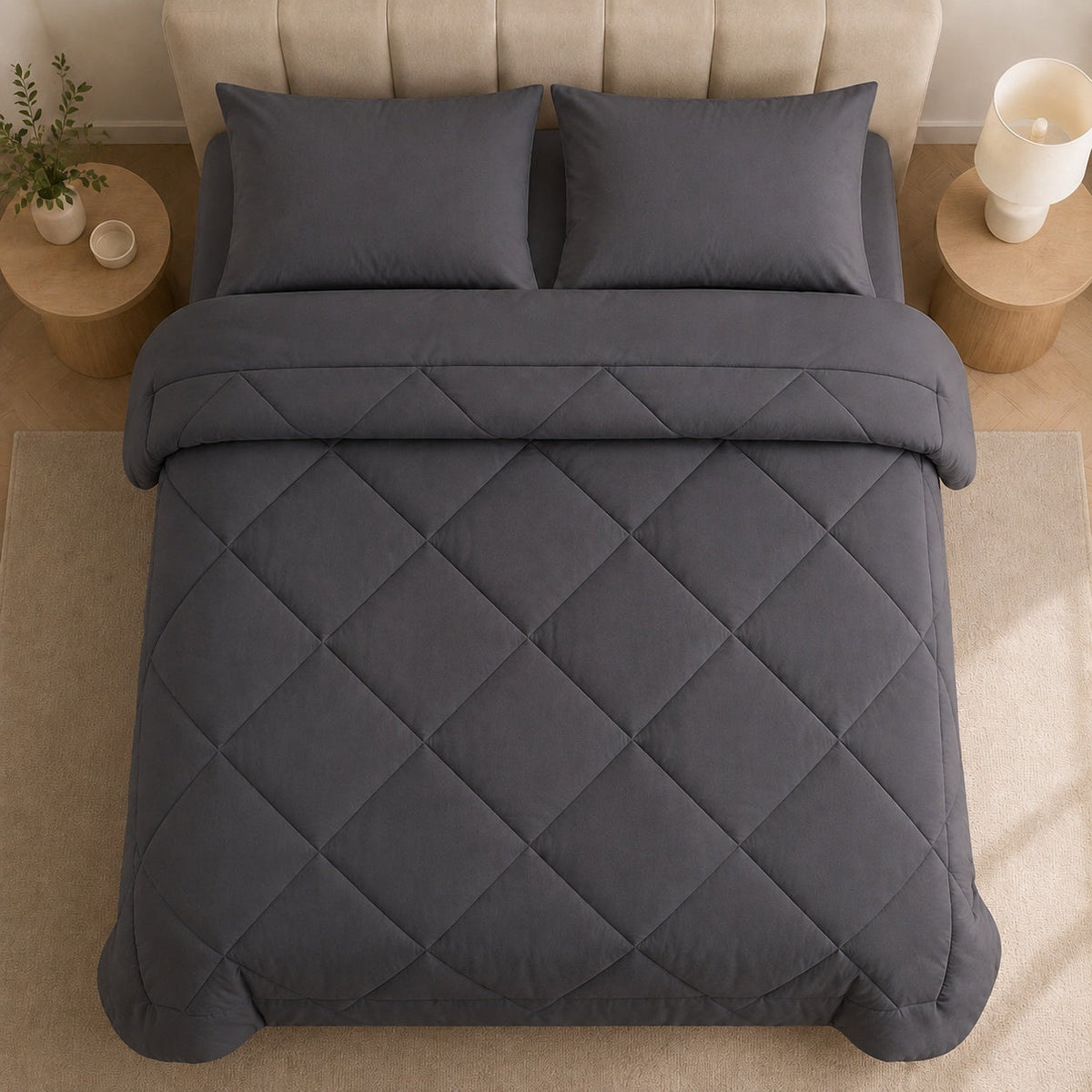 2 in 1 Dekbed zonder Overtrek | 2 Kussenslopen | 9 Kleuren