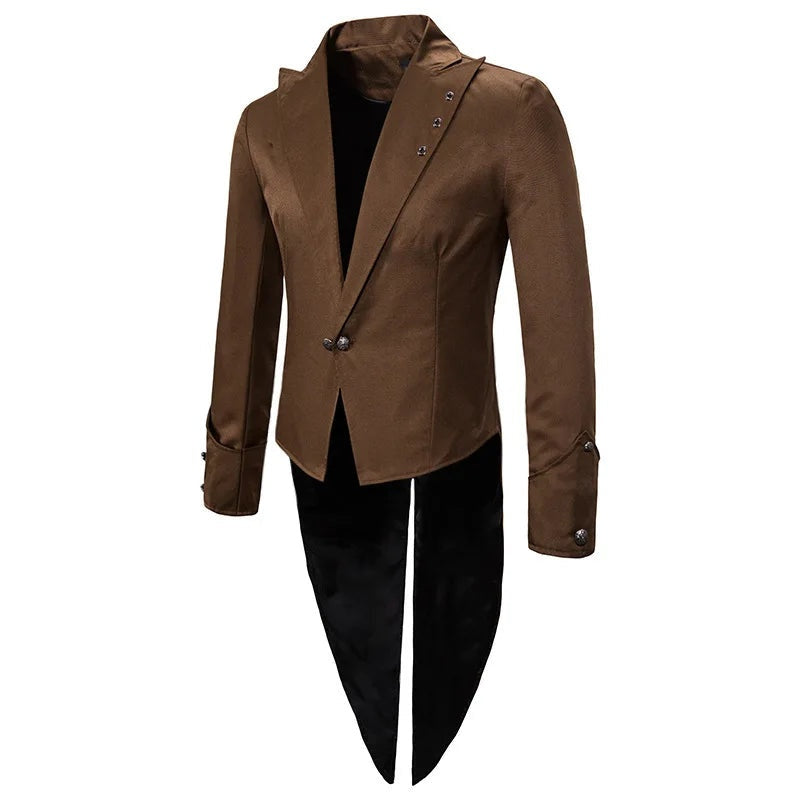 Vampier Slipjas Heren | Gothic Jas | Zwaluwstaart | 3 Kleuren