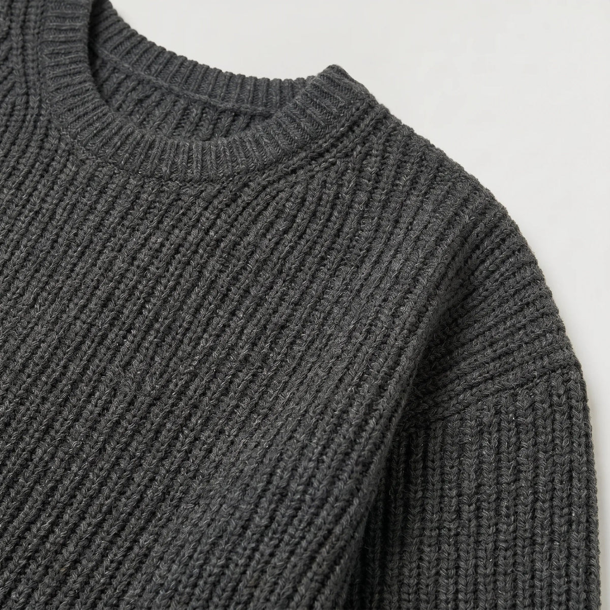 Ribgebreide Trui Heren | Ronde Hals | Regular Fit