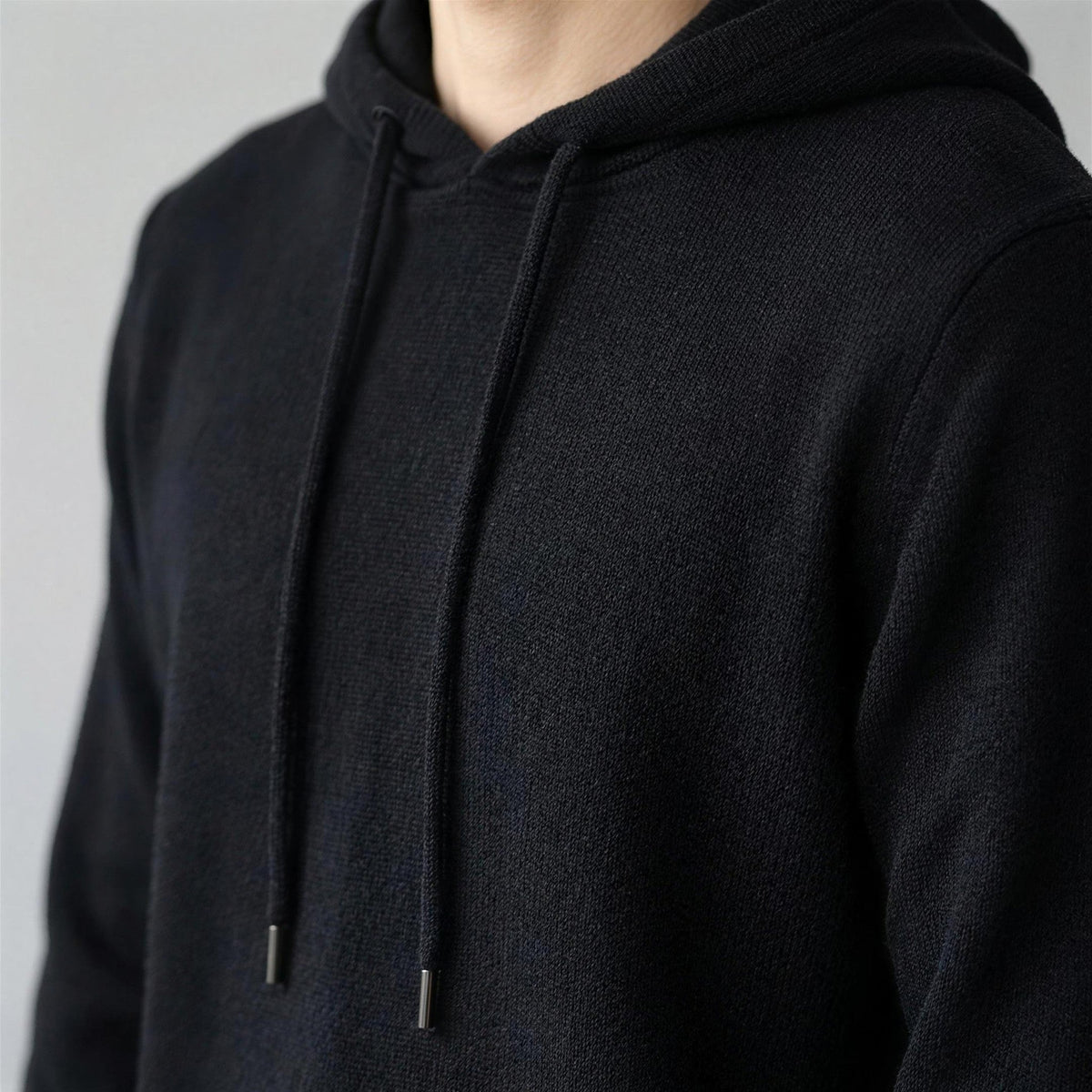 Gebreide Hoodie Heren | Fijngebreid | Trekkoord | Regular Fit