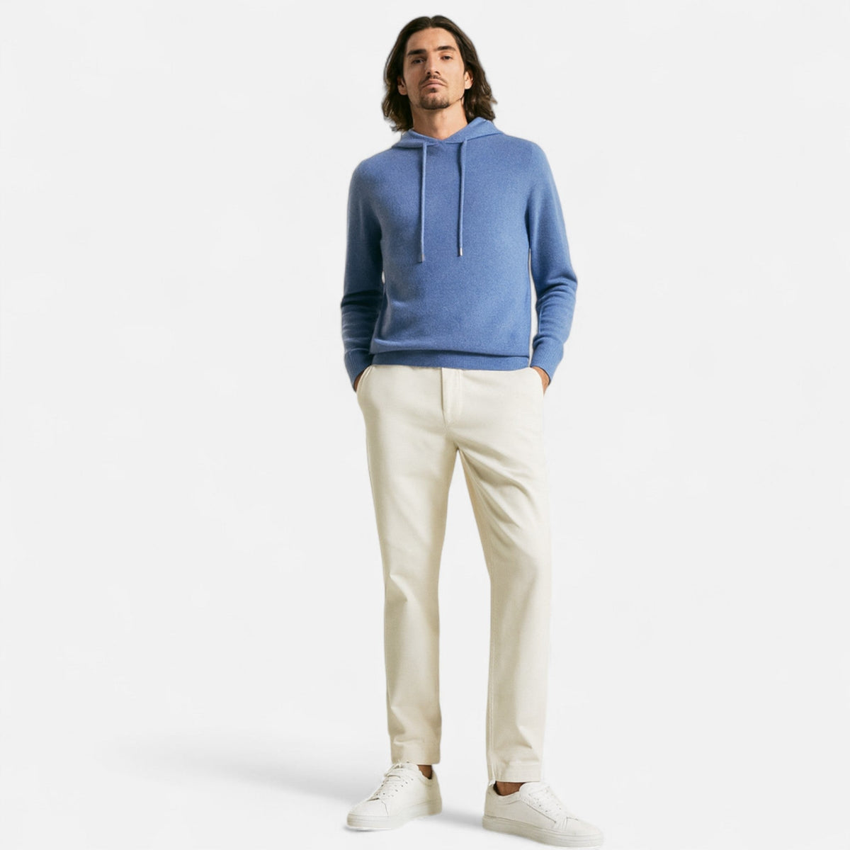 Gebreide Hoodie Heren met Trekkoord | 8 Kleuren