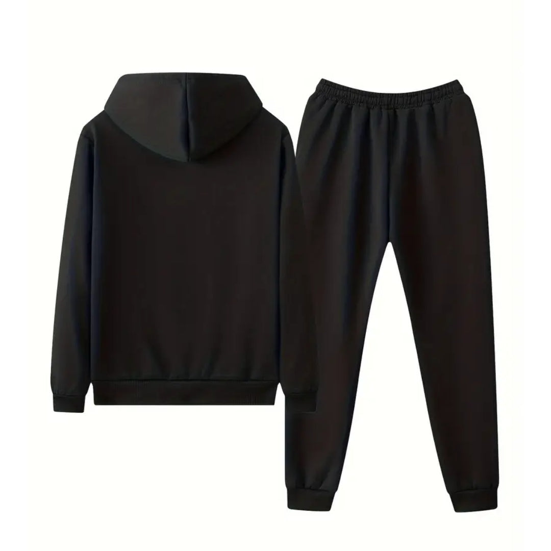 Trainingspak Heren met Gevoerd Vest | Capuchon en Rits