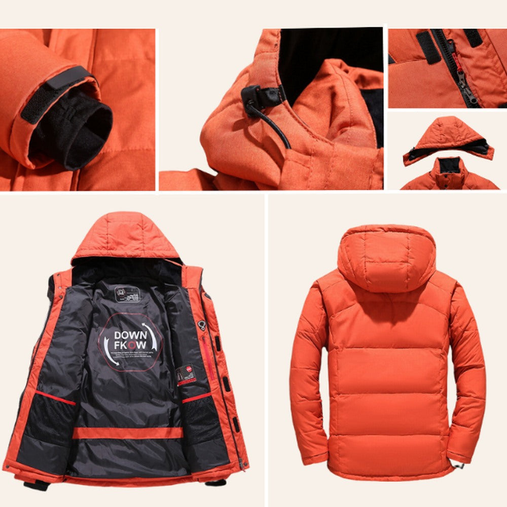 Pufferjas Heren | Afneembare Capuchon | Regenbestendig | 5 Kleuren