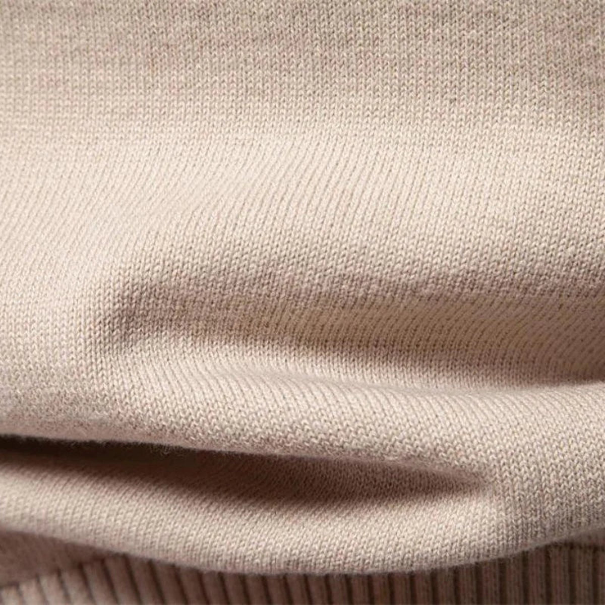 Trui met Ribstructuur Heren | Ronde Hals | Recht Model | Gebreid
