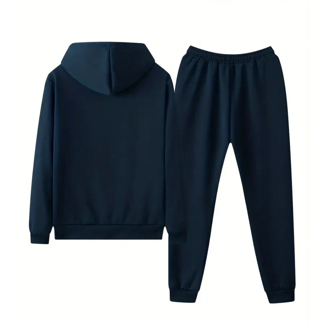 Trainingspak Heren met Gevoerd Vest | Capuchon en Rits