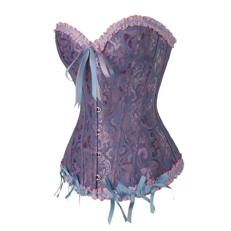 Korset Dames | Brokaatlook | Haken Sluiting | 7 Kleuren