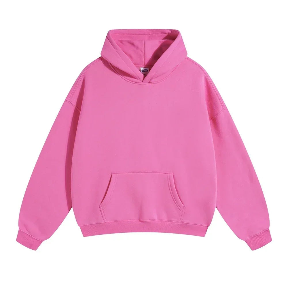 Hoodie Heren met Kangoeroezak | Losse Pasvorm | 15 Kleuren