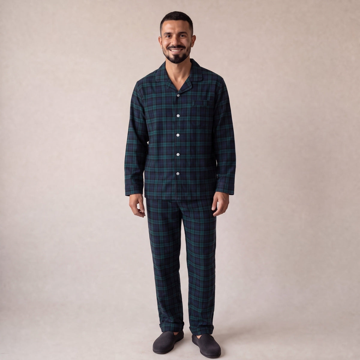Flanellen Pyjama Heren | Ruit | 3 Kleuren