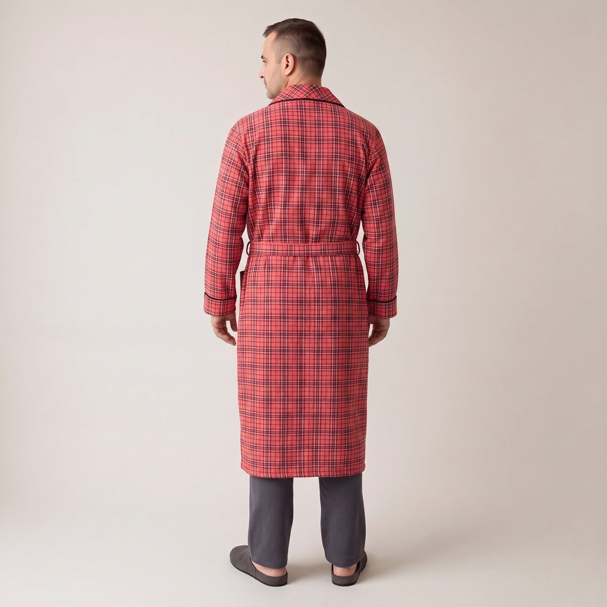 Flanellen Kamerjas Heren | Ceintuur | 3 Kleuren