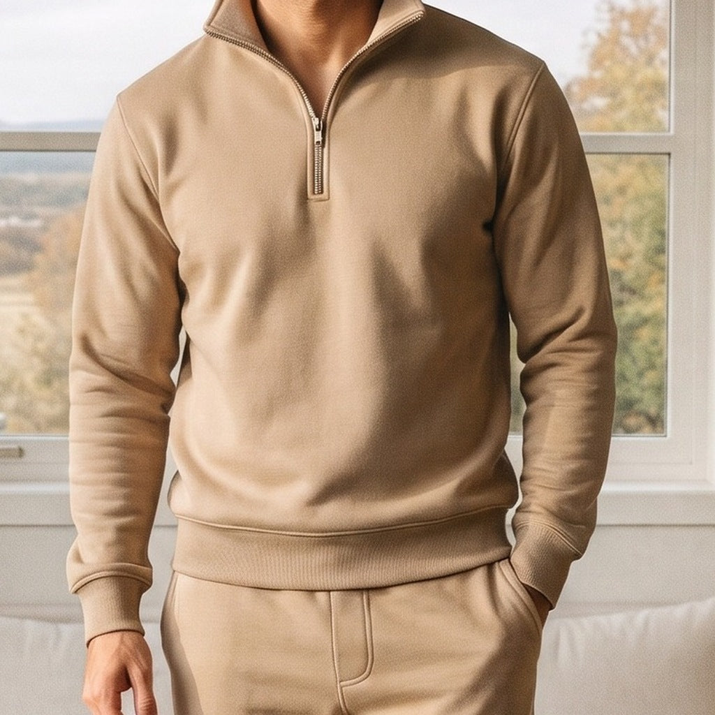 Trainingspak Heren met Halve Rits | Sweater en Joggingbroek | 4 Kleuren