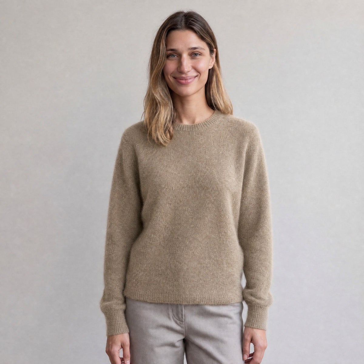 Fijngebreide Trui Dames met Ronde Hals | 11 Kleuren