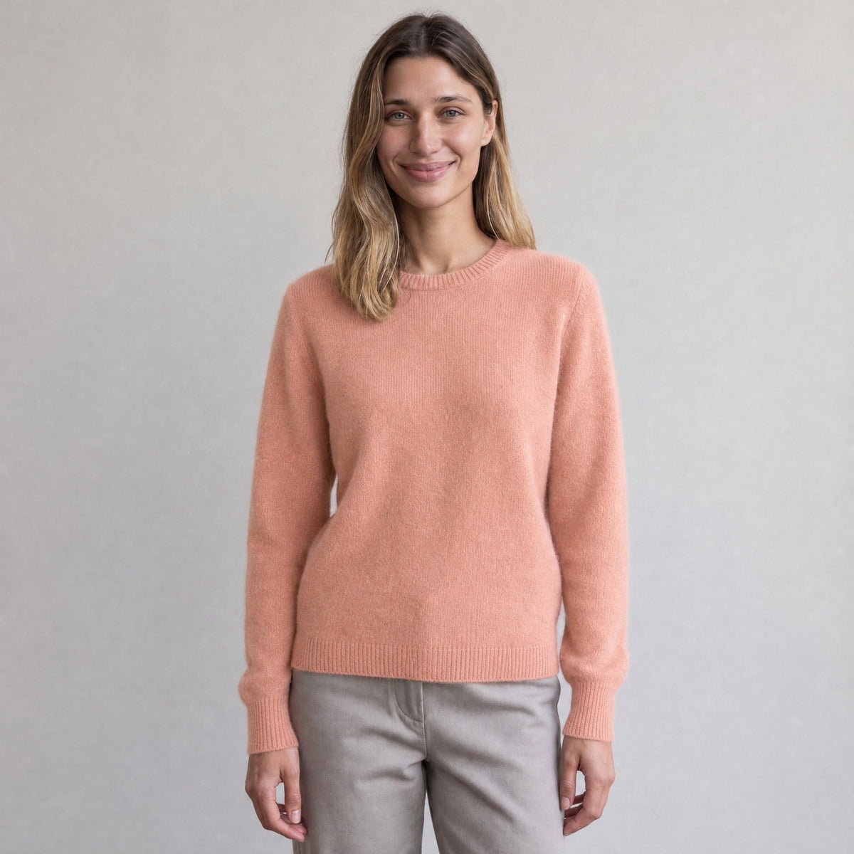 Fijngebreide Trui Dames met Ronde Hals | 11 Kleuren
