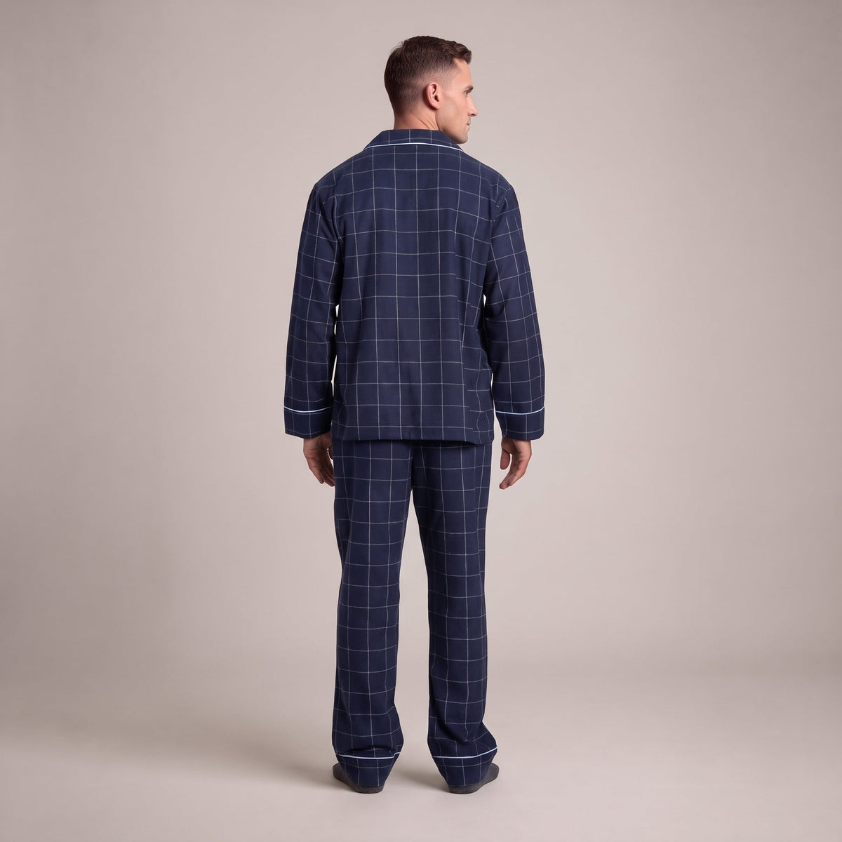 Pyjama Heren van Flanel | Ruitpatroon | 3 Kleuren