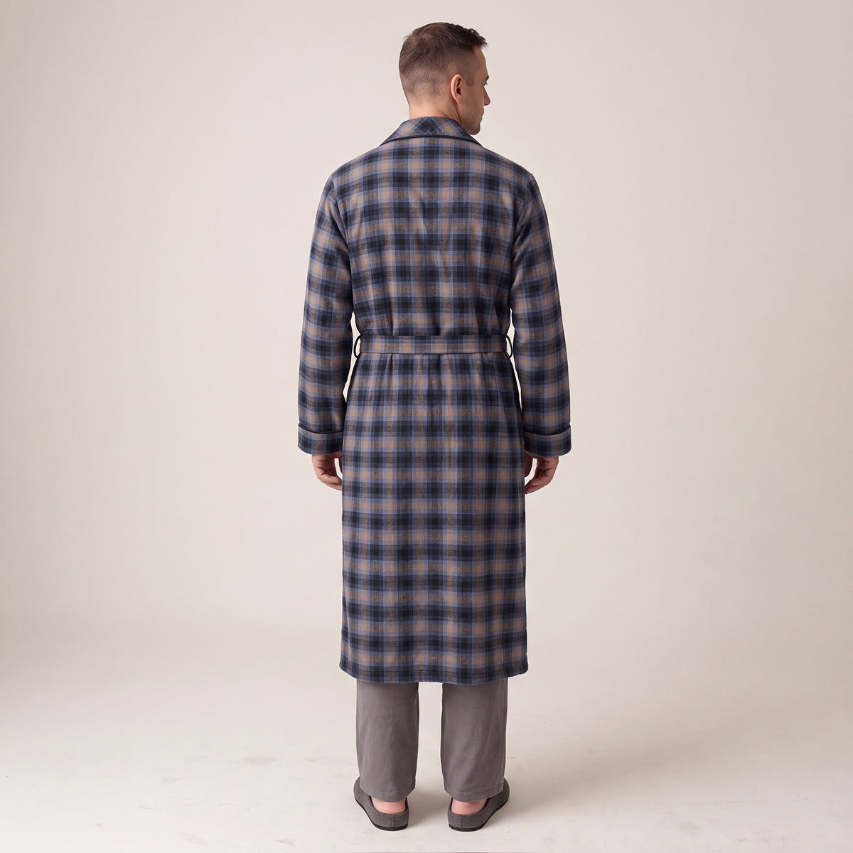Flanellen Kamerjas Heren | Ceintuur | 3 Kleuren