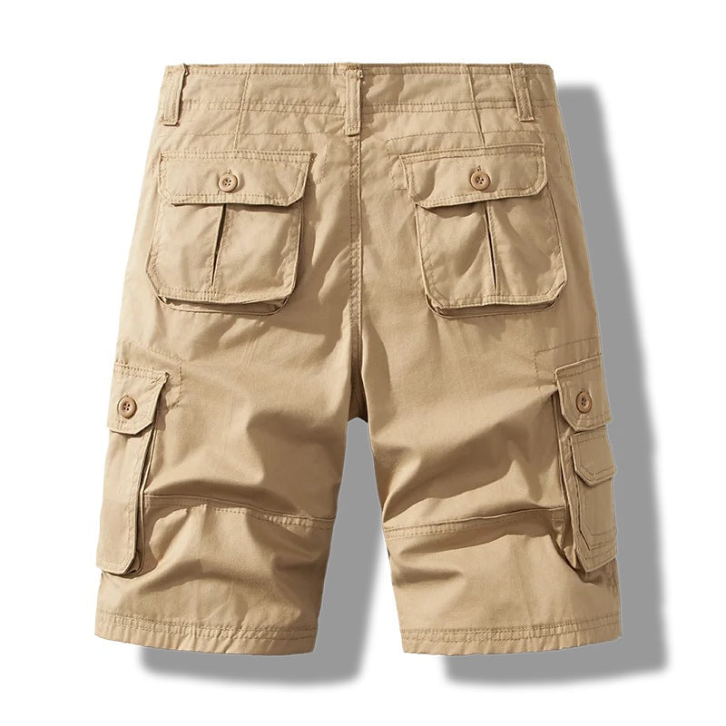 Cargoshort Heren | Katoen | Knielengte | Veel Zakken