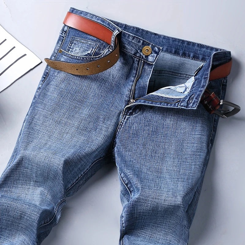 Stretch Jeans Heren | Rechte Pijp | Denim