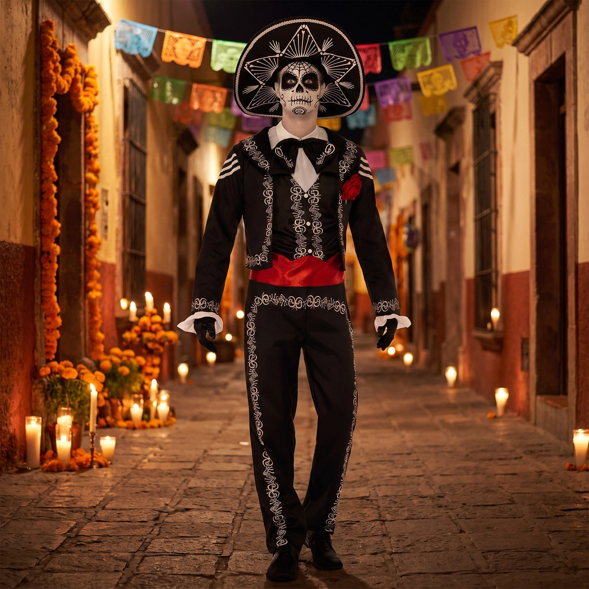 Dia de los Muertos Kostuum Heren | Sombrero | Jasje | Broek