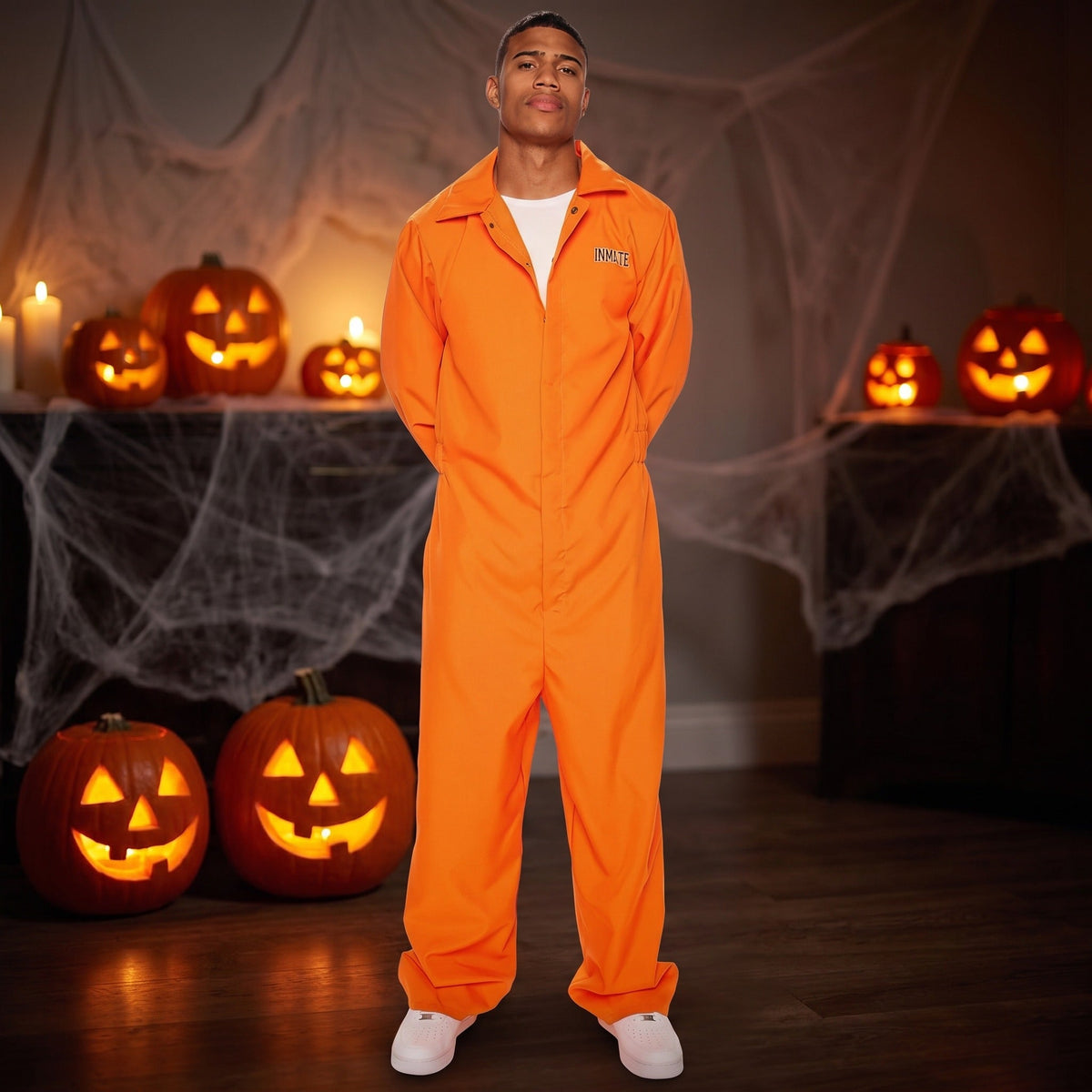 Oranje Gevangene Overall Heren | Kostuum | Halloween