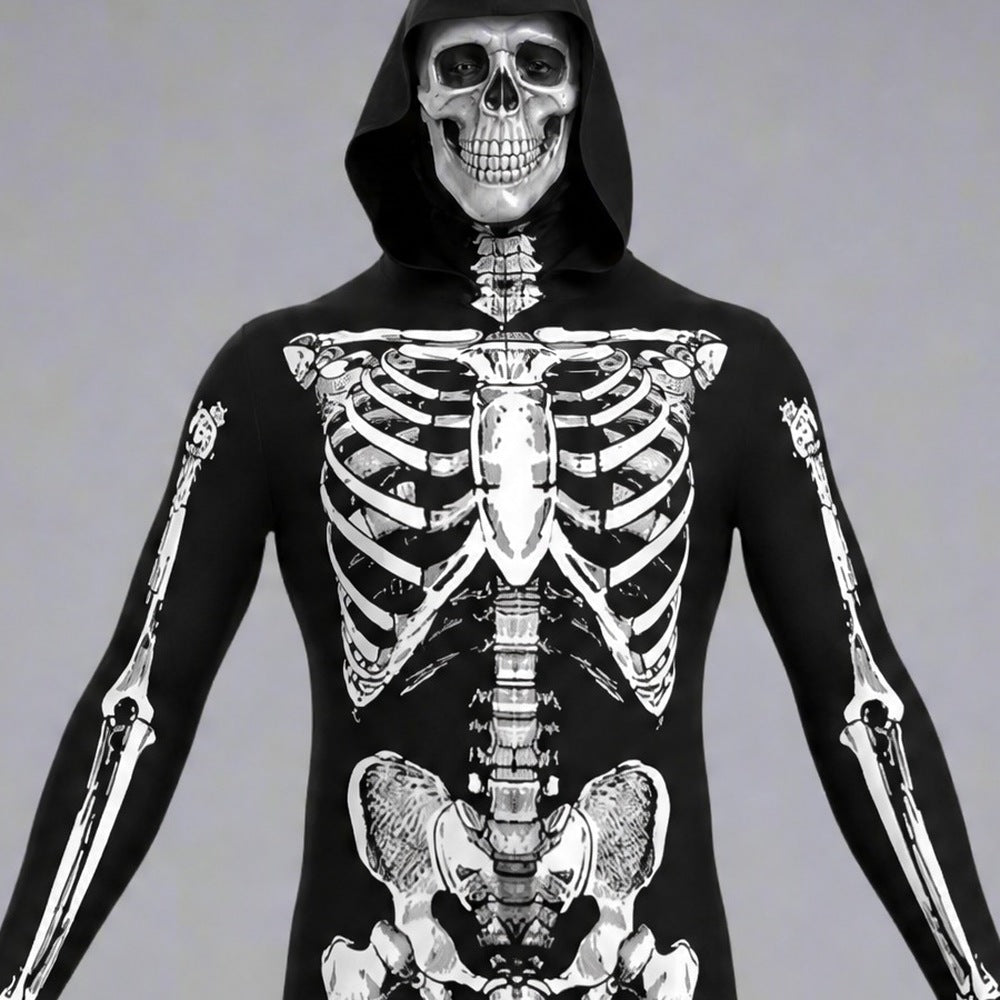 Skelet Onesie | Capuchon | Rugrits | Halloween