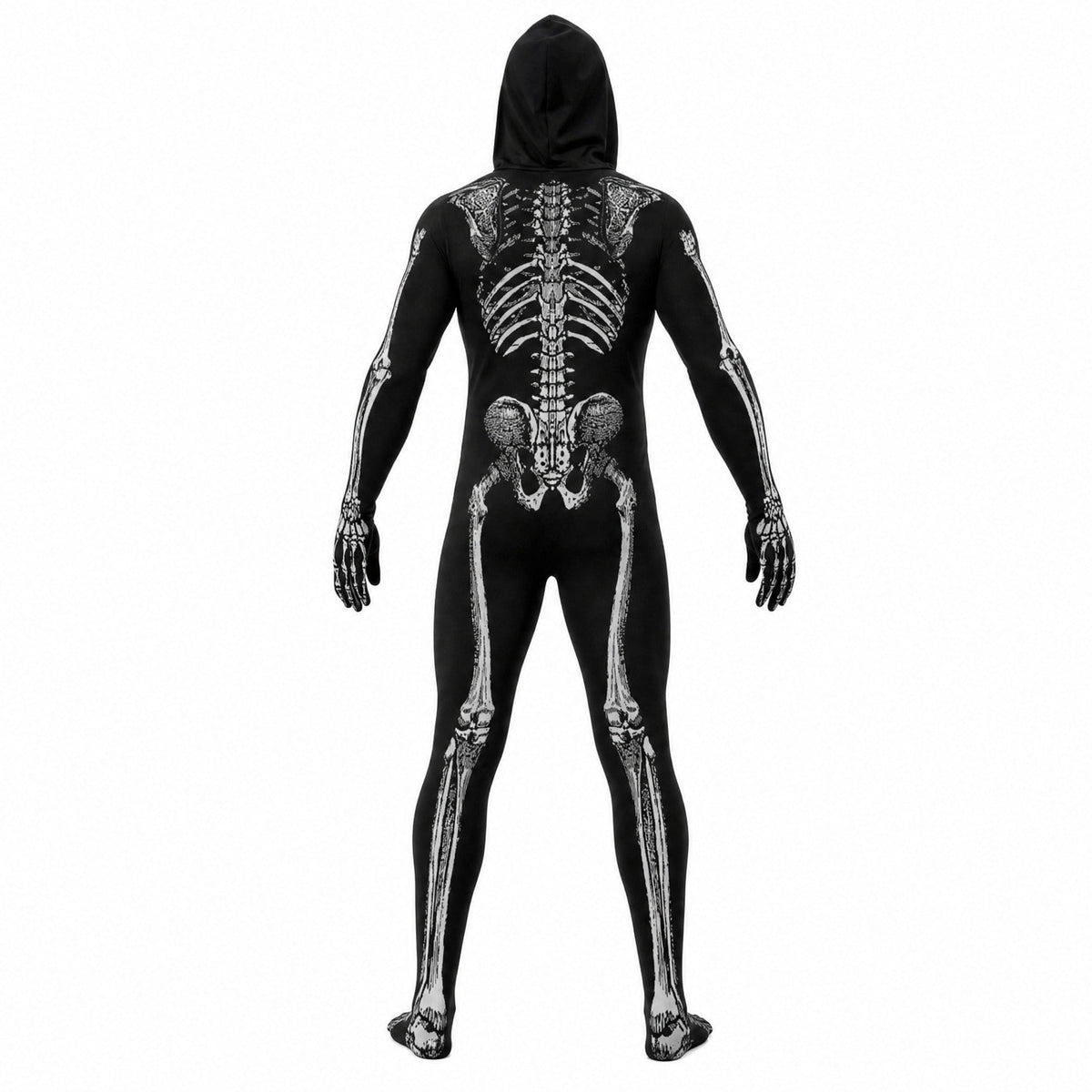 Skelet Onesie | Capuchon | Rugrits | Halloween
