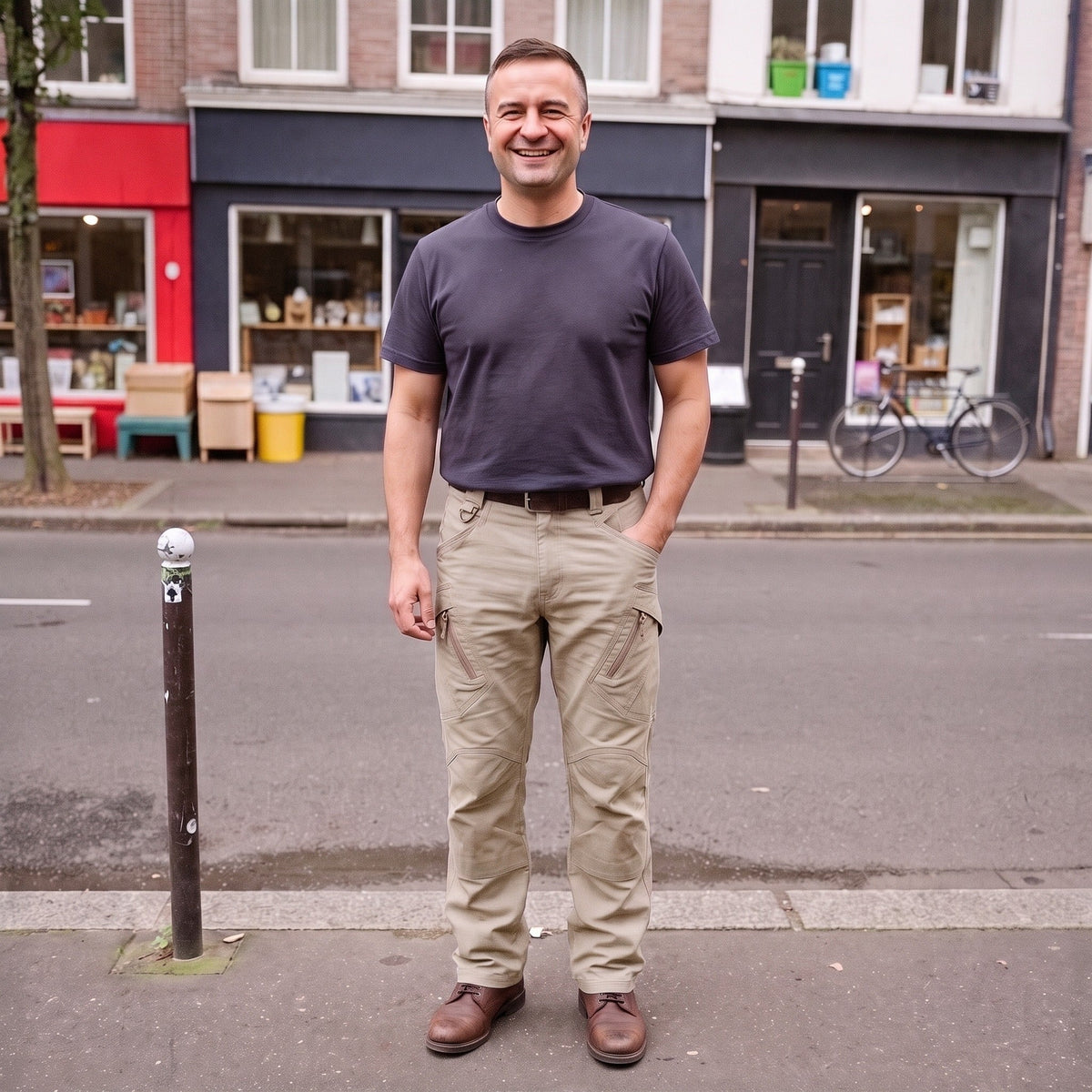 Outdoorbroek Heren | Stretch | Canvas | Cargozakken
