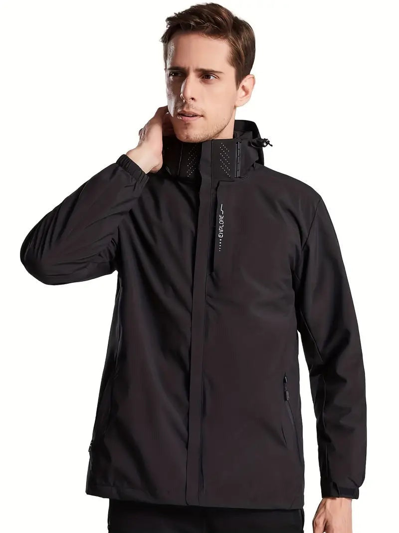 Man in de zwarte jas, van dichtbij | Boutique Moda