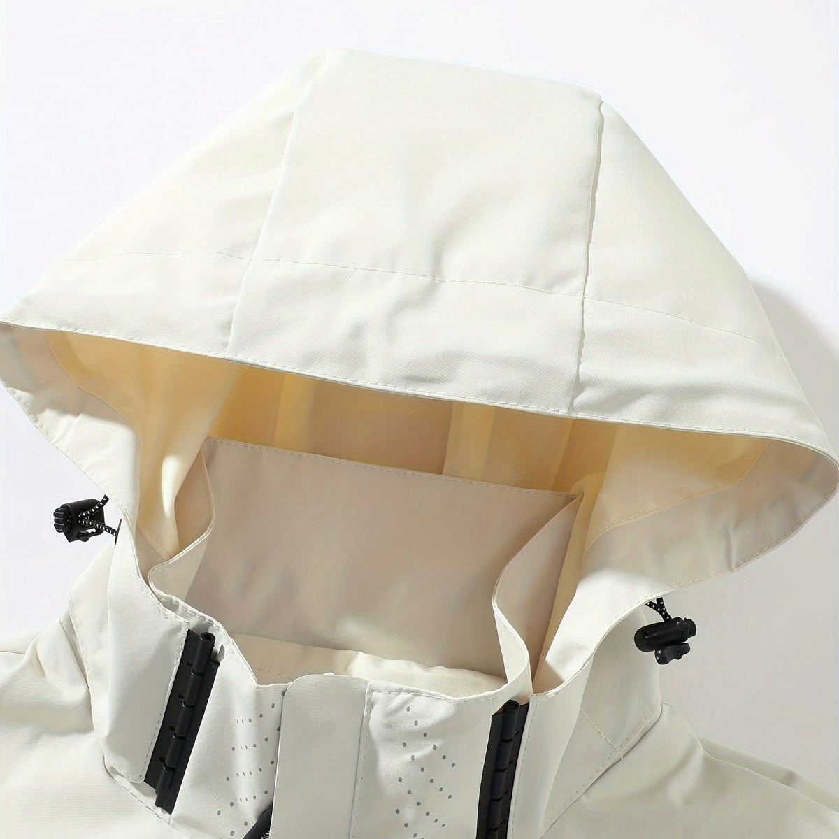Beige capuchon met koorden | Boutique Moda