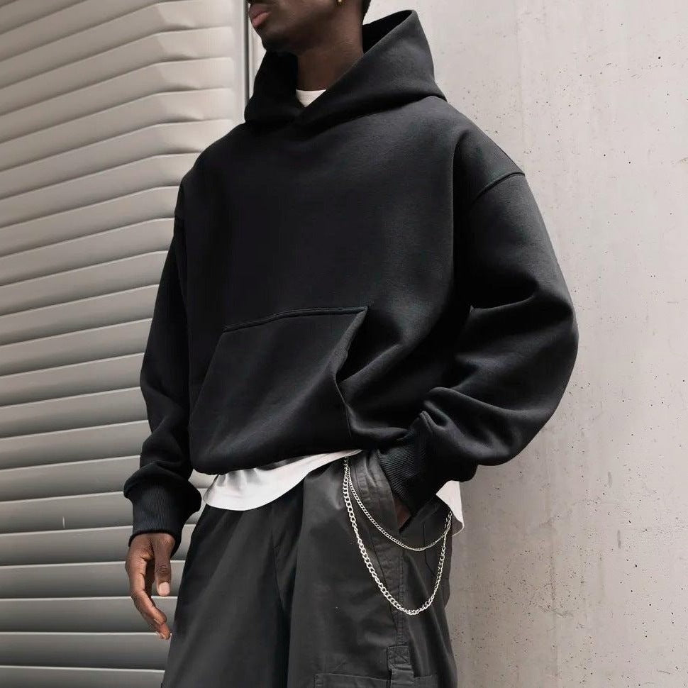 Ruime Hoodie Heren van Dikke Sweatstof | 6 Kleuren