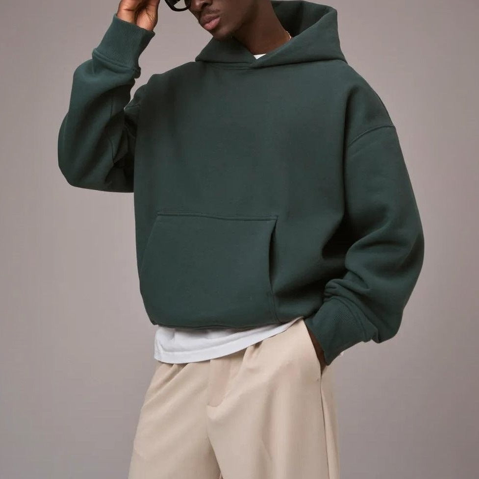 Ruime Hoodie Heren van Dikke Sweatstof | 6 Kleuren
