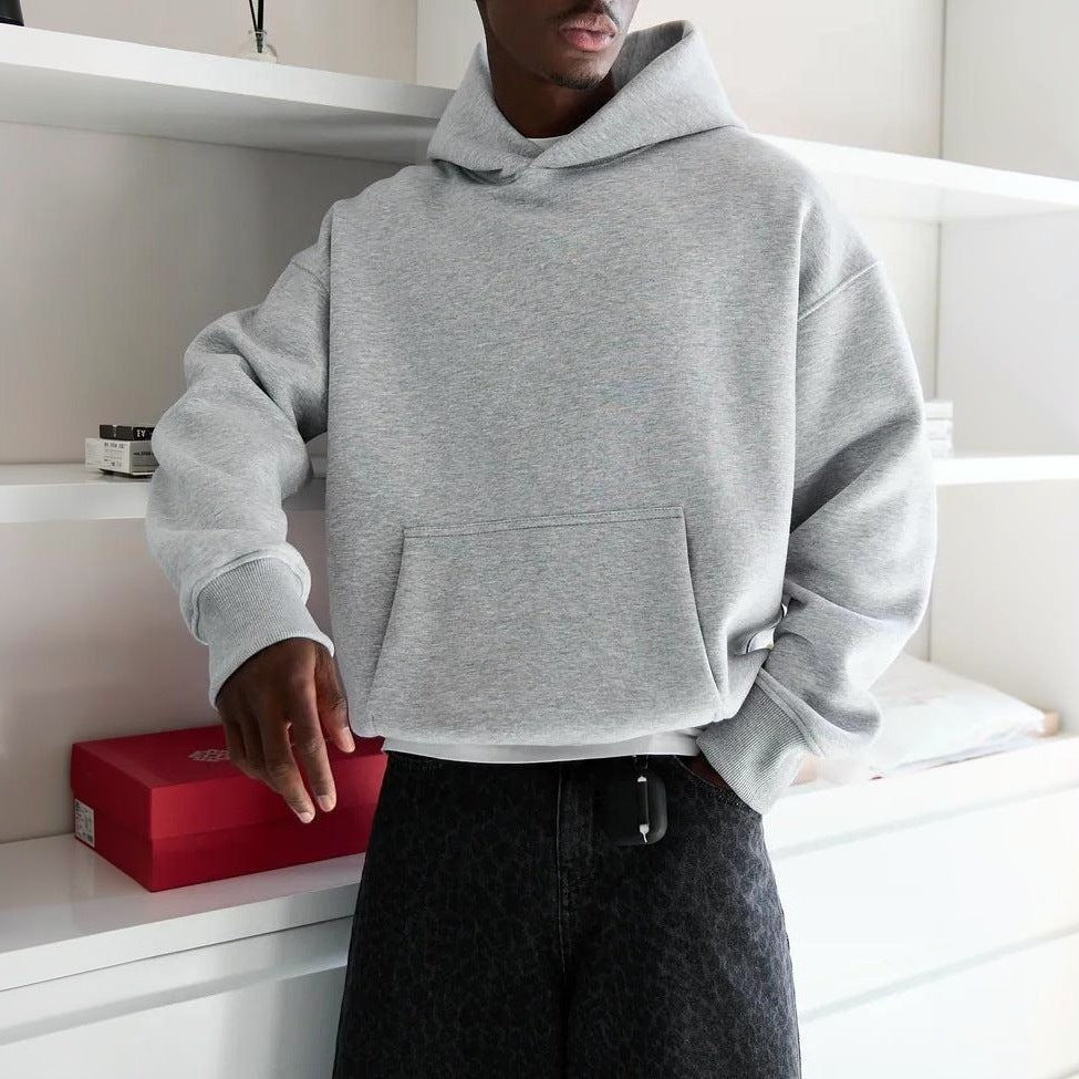 Ruime Hoodie Heren van Dikke Sweatstof | 6 Kleuren
