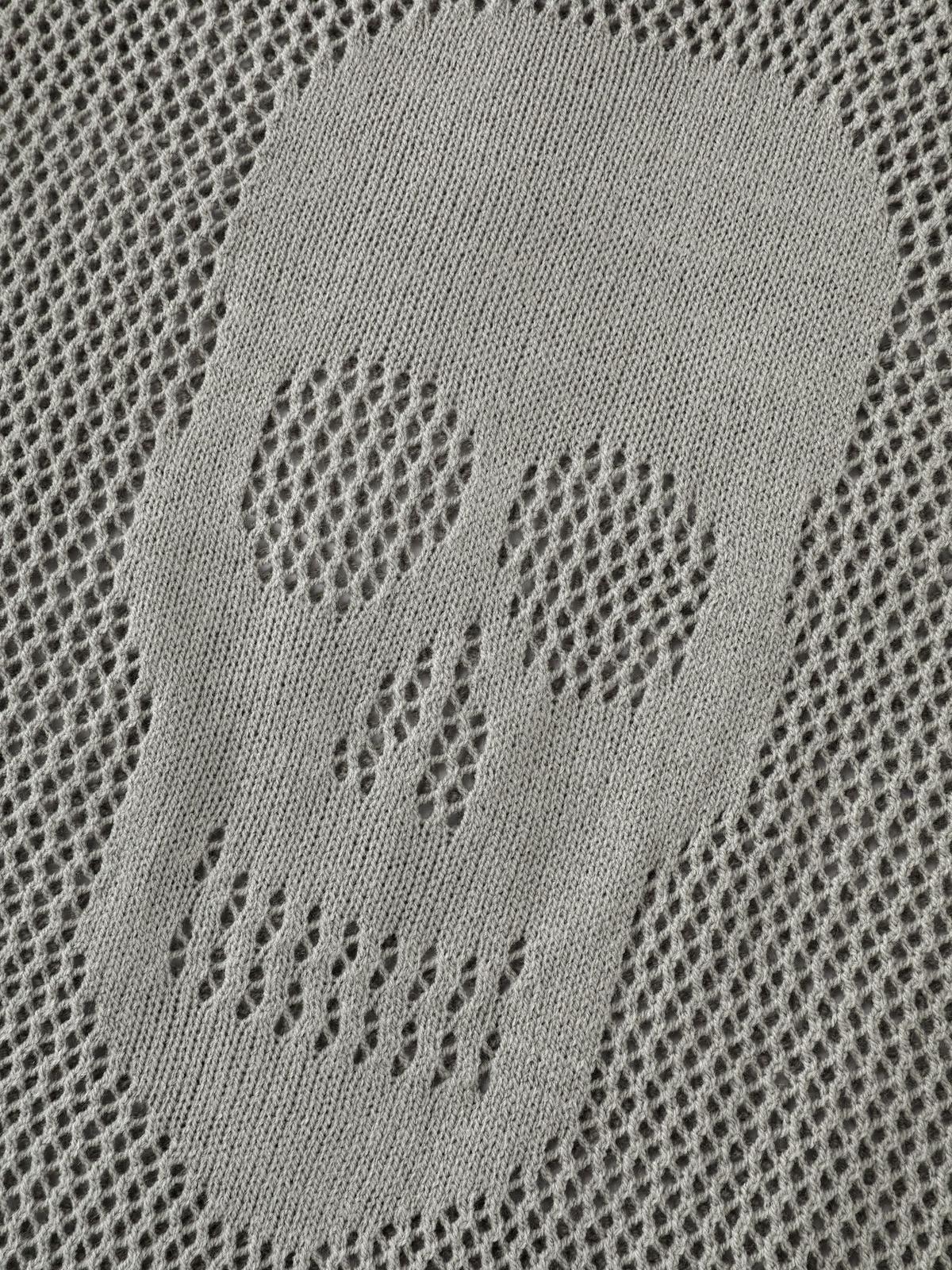 Close-up van het ingebreide doodshoofd