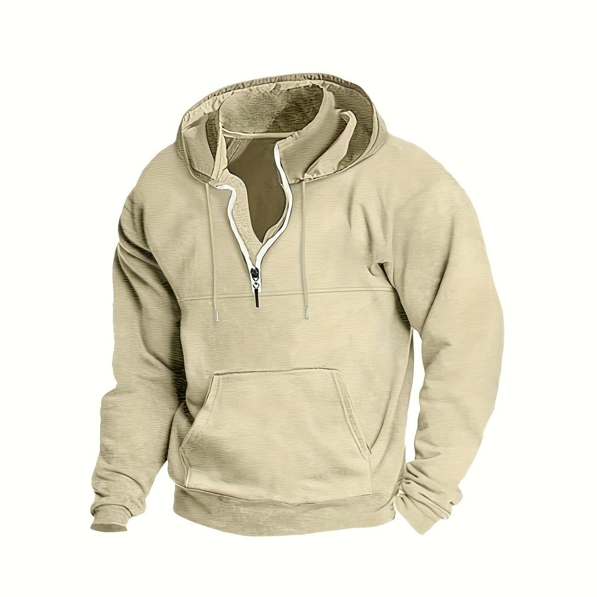 Half Zip Hoodie Heren met Opstaande Kraag | 8 Kleuren