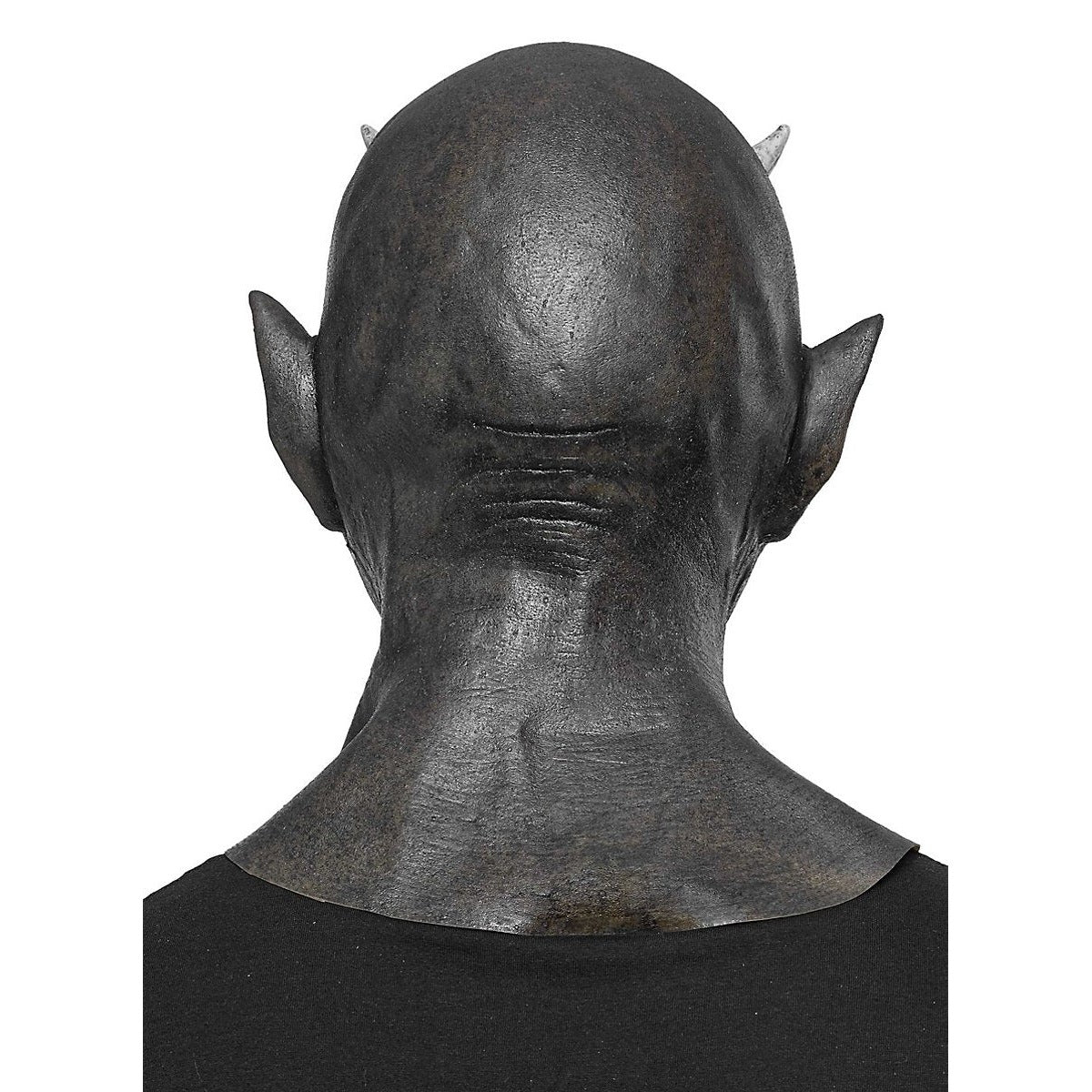 Demonen Masker | Zwart | Hoorns | Puntoren | Volledig Hoofd
