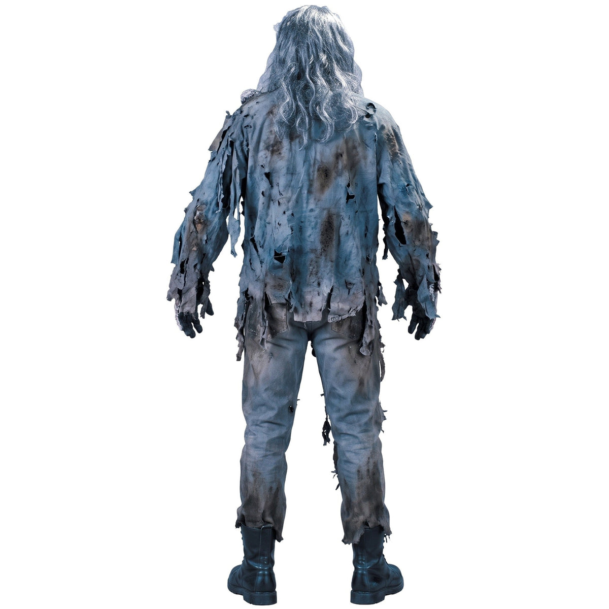 Zombie Kostuum Volwassenen | Blauw | Shirt | Broek | Masker
