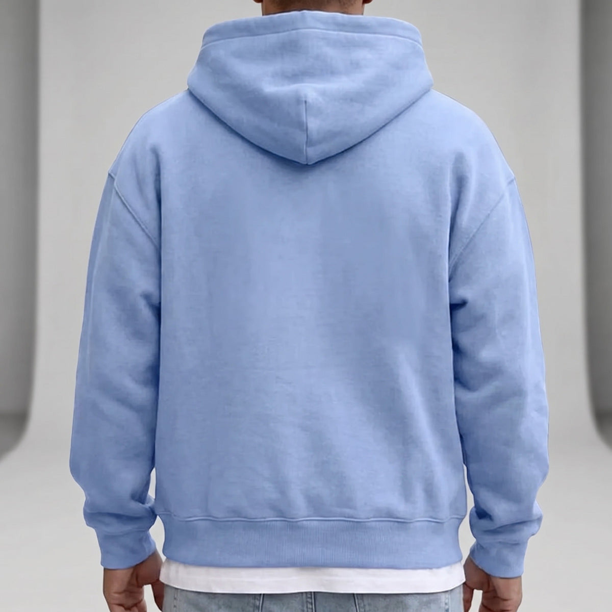 Losse Hoodie Heren met Witte Koorden | 8 Kleuren