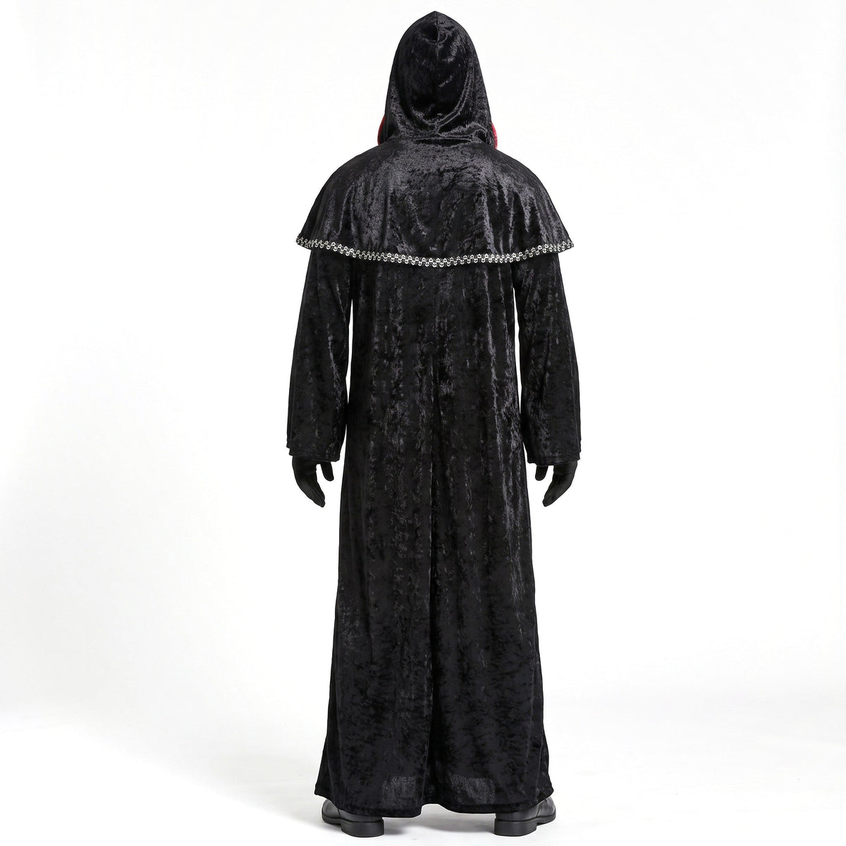 Gothic Graaf Gewaad | Capuchon | Schoudercape | Medaillons
