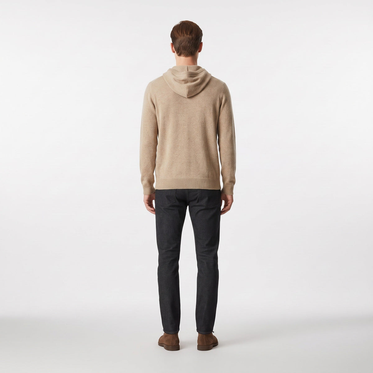 Gebreide Hoodie Heren met Platte Koorden | 5 Kleuren