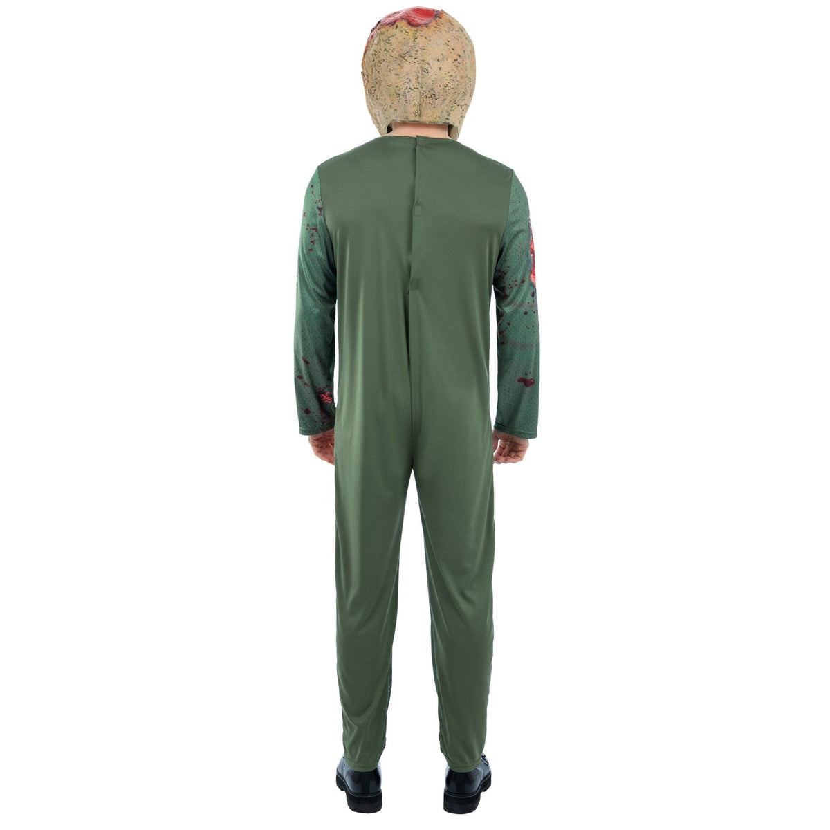 Gasmasker Zombie Kostuum | Groene Jumpsuit | Masker