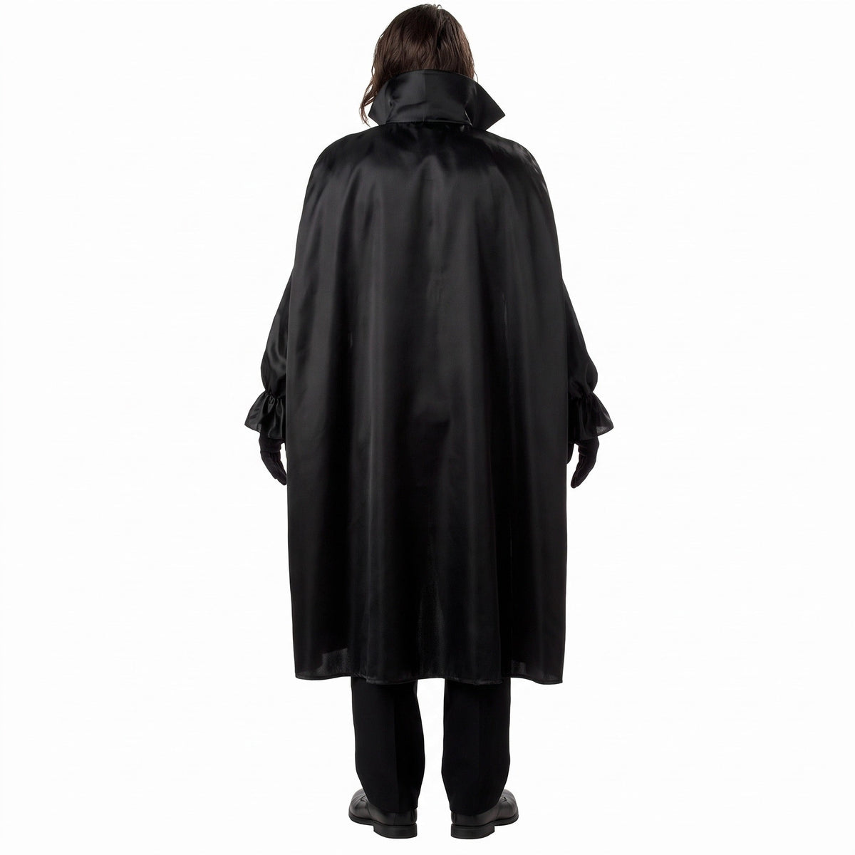 Dracula Kostuum Rood | Vest met Mouwen | Jabot | Cape