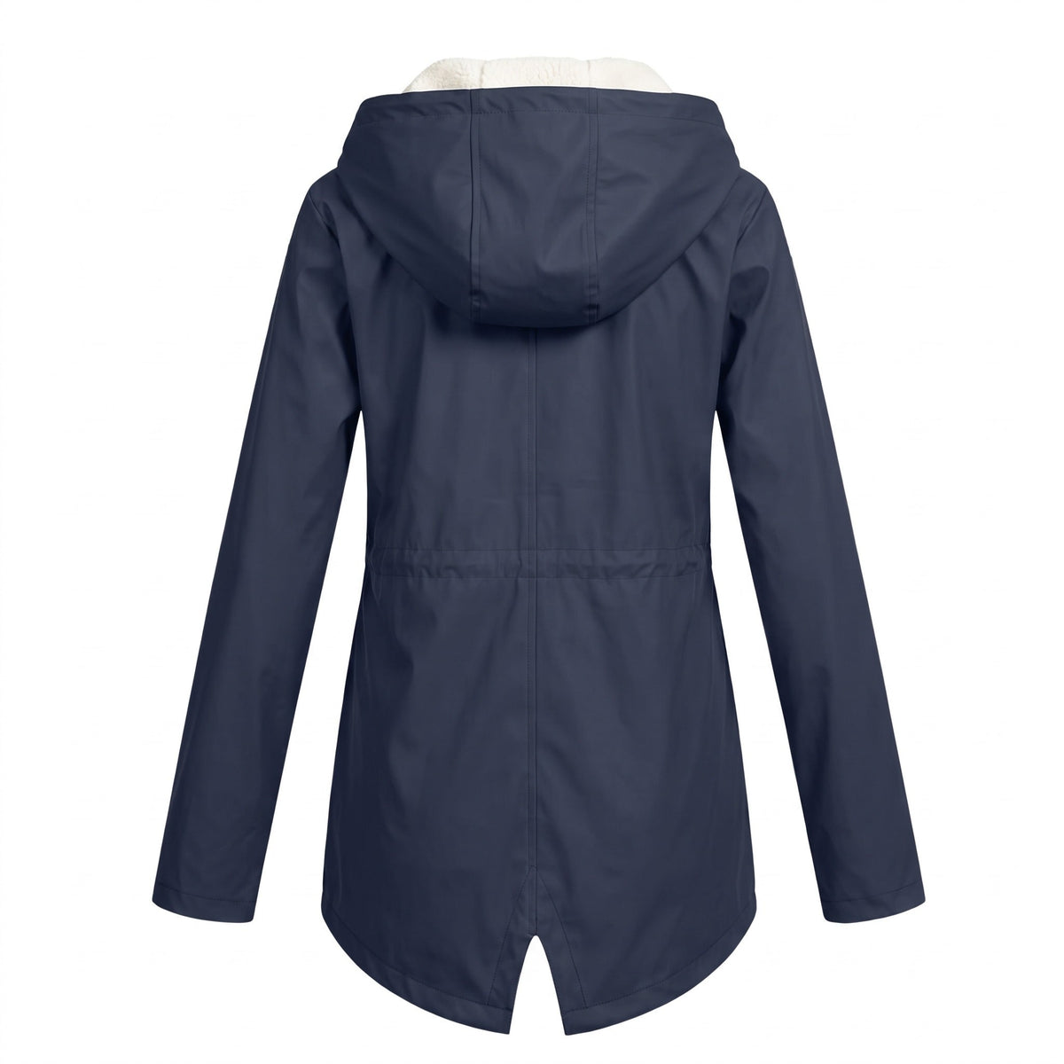 Gevoerde Regenjas Dames met Capuchon | Fleecevoering | Waterafstotend | 8 Kleuren