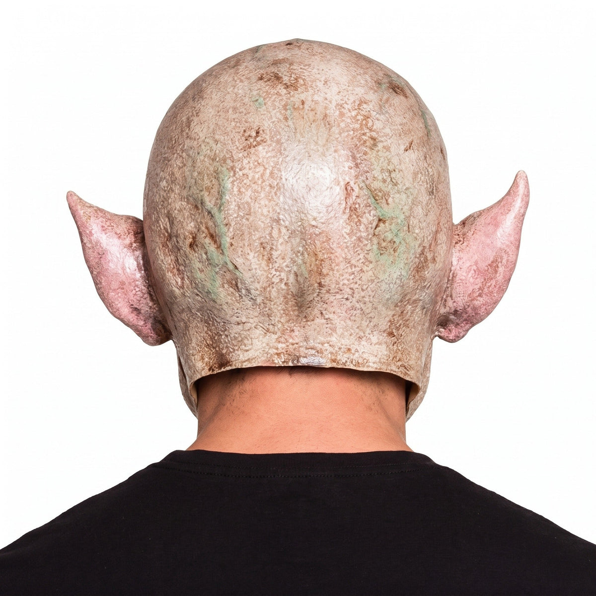 Alien Monster Masker | Latex | Volledig Hoofd | Puntoren | Beige