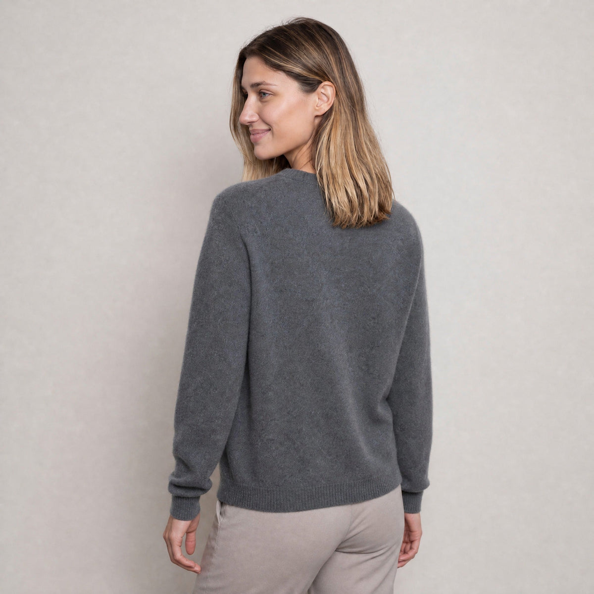Fijngebreide Trui Dames met Ronde Hals | 11 Kleuren